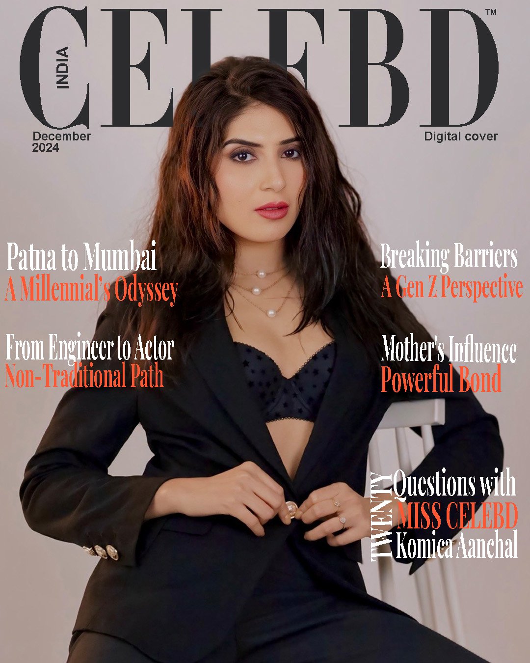 Komica Anchal: Miss Celebd December 2024 - Cover Story